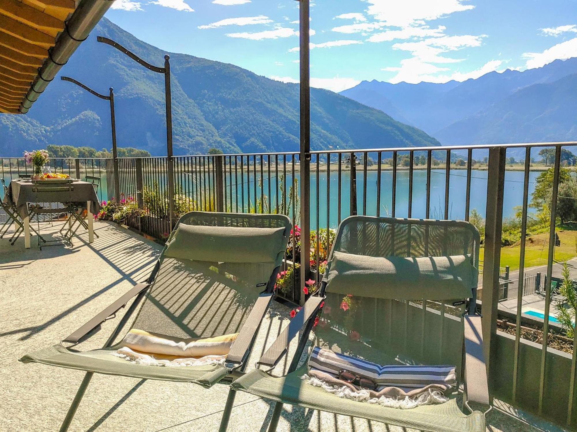 Dascio Silence Ferienwohnung Mit Panorama Balkon ภายนอก รูปภาพ