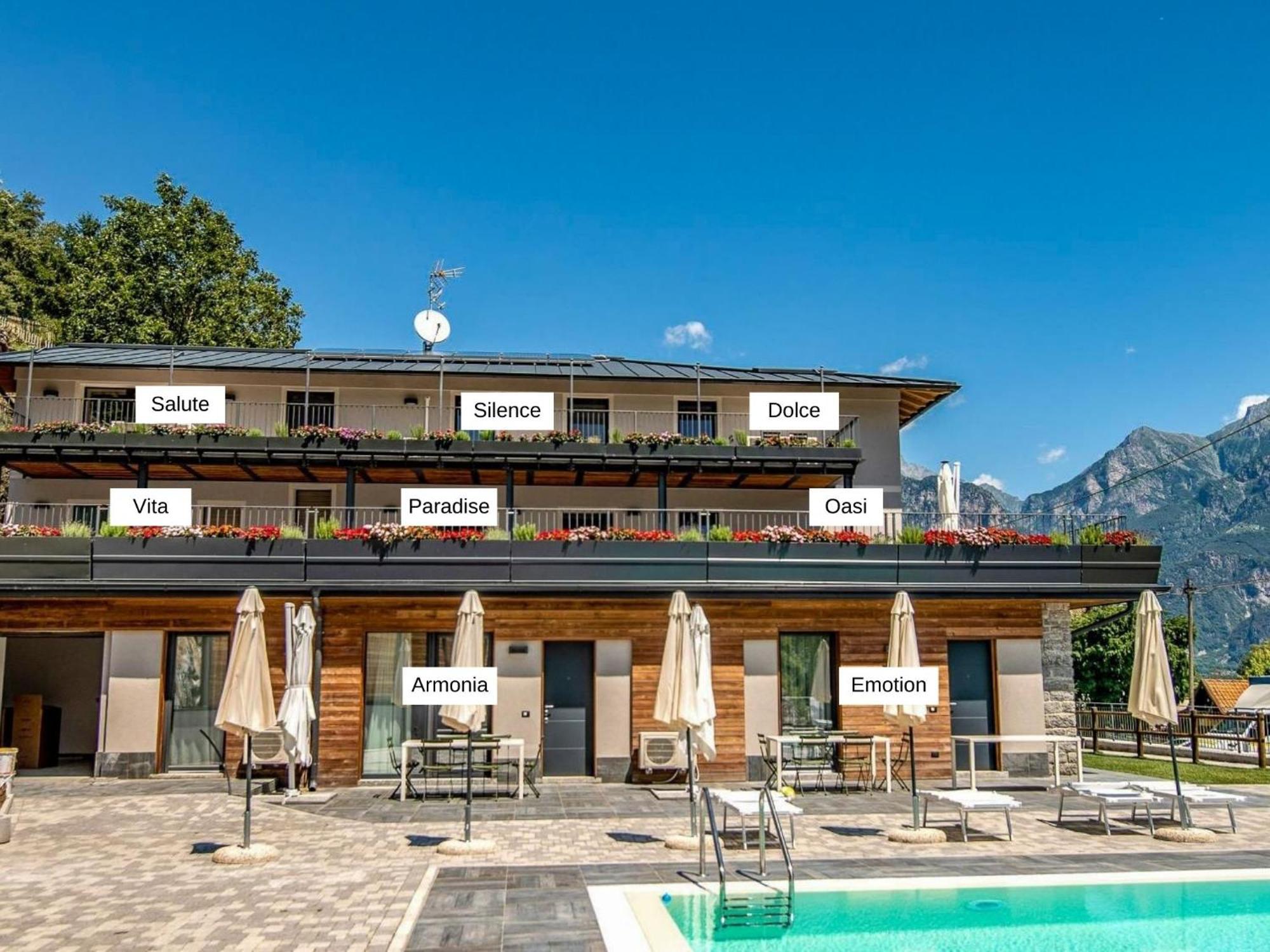 Dascio Silence Ferienwohnung Mit Panorama Balkon ภายนอก รูปภาพ